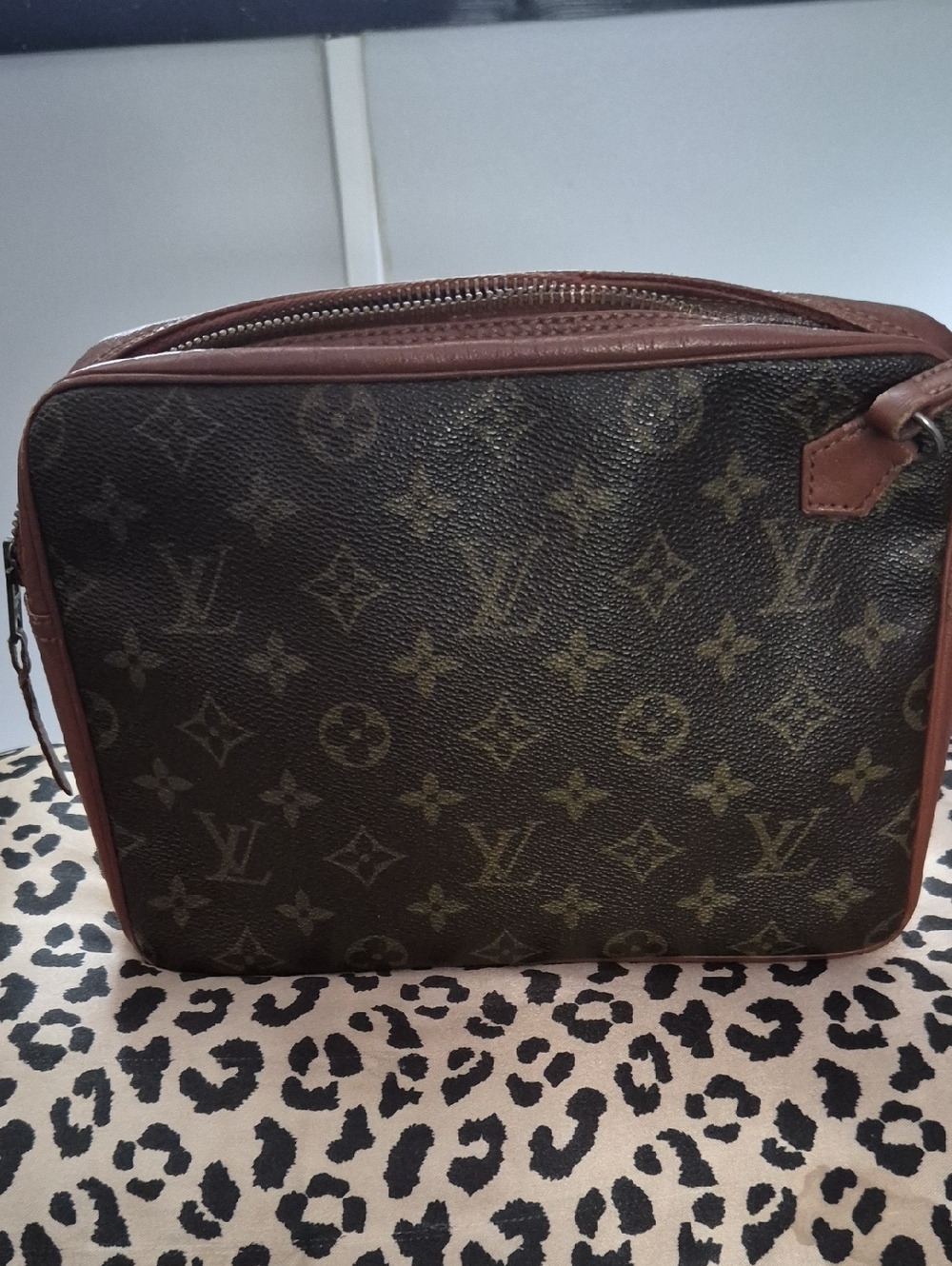 Louis Vuitton Monogram Canvas Toiletry Pouch in Brown